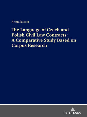 cover image of The Language of Czech and Polish Civil Law Contracts